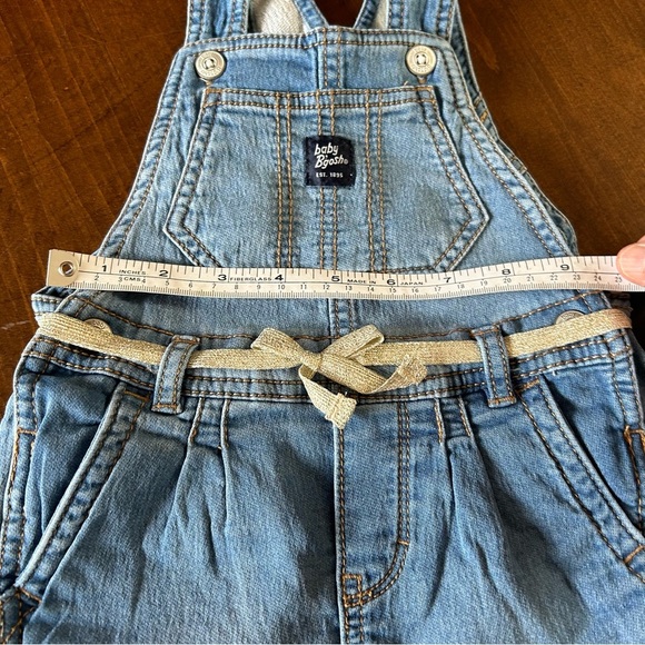 OshKosh Girl Denim Overalls. Size 24 months. - Picture 13 of 13